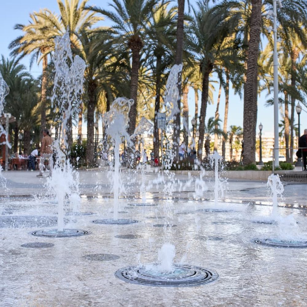 fuente transitable paseo de la explanada