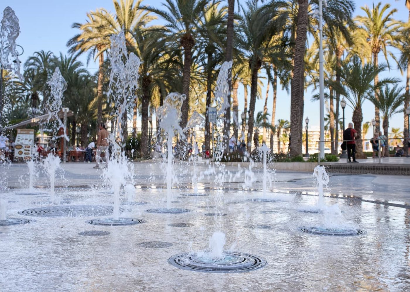 fuente transitable paseo de la explanada